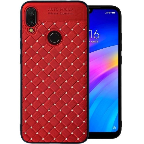 Накладка NETTING DIAMOND для Honor 8X червона-0
