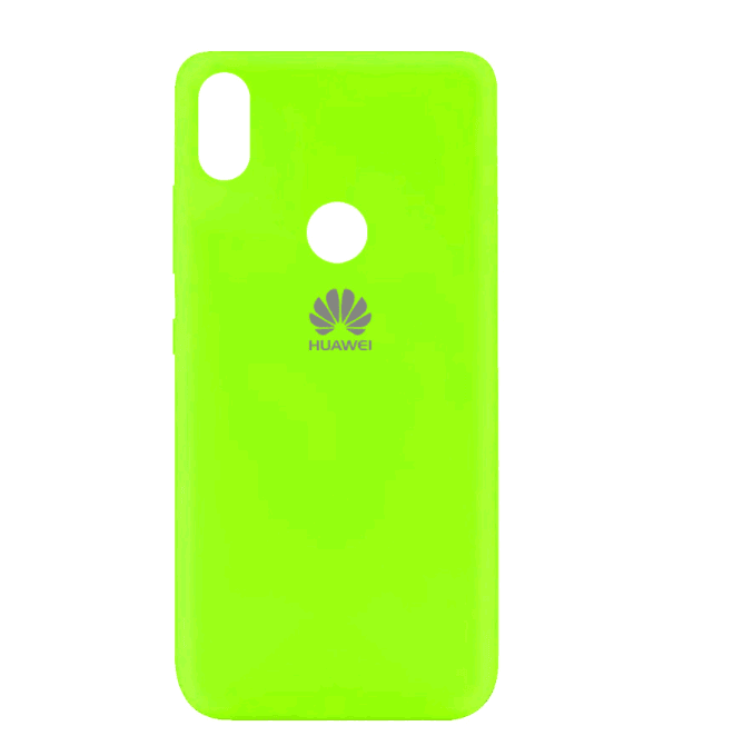 Silicone Cover My Color Full Protective (A) для Huawei P Plus (Neon Green)-0