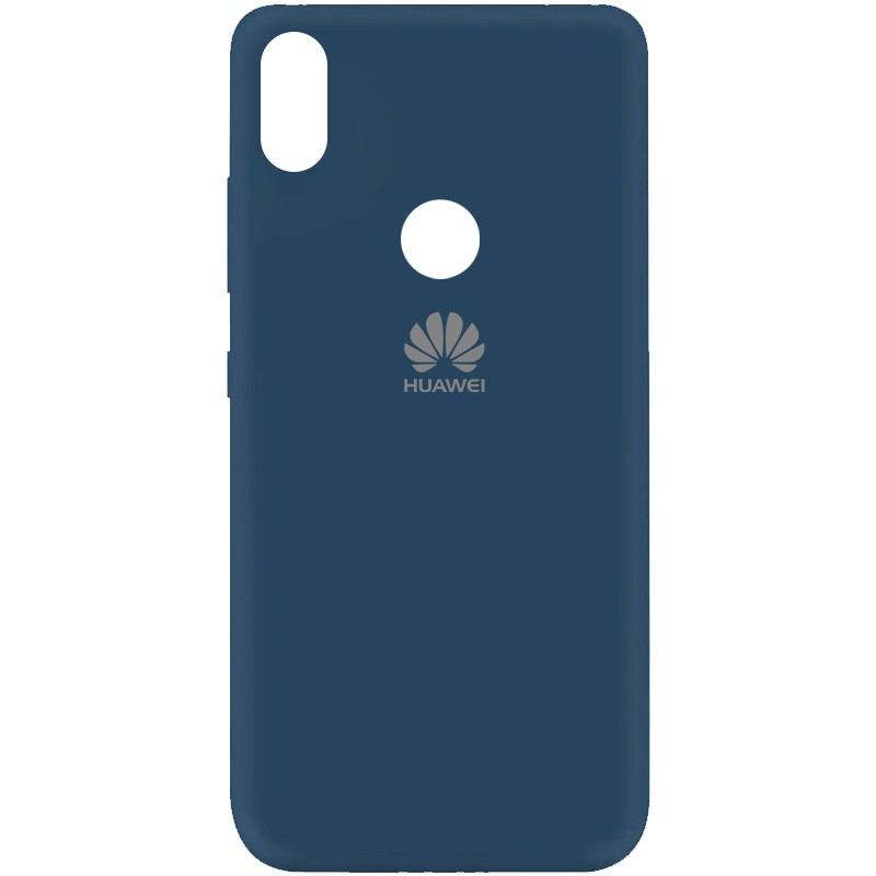 Silicone Cover My Color Full Protective (A) для Huawei P Smart Plus (Navy Blue)-0