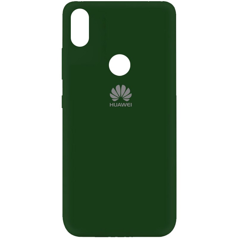 Silicone Cover My Color Full Protective (A) для Huawei P Smart Plus (Dark Green)-0