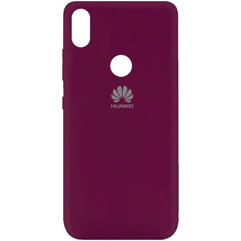 Silicone Cover My Color Full Protective (A) для Huawei P Smart Plus (Marsala)-0