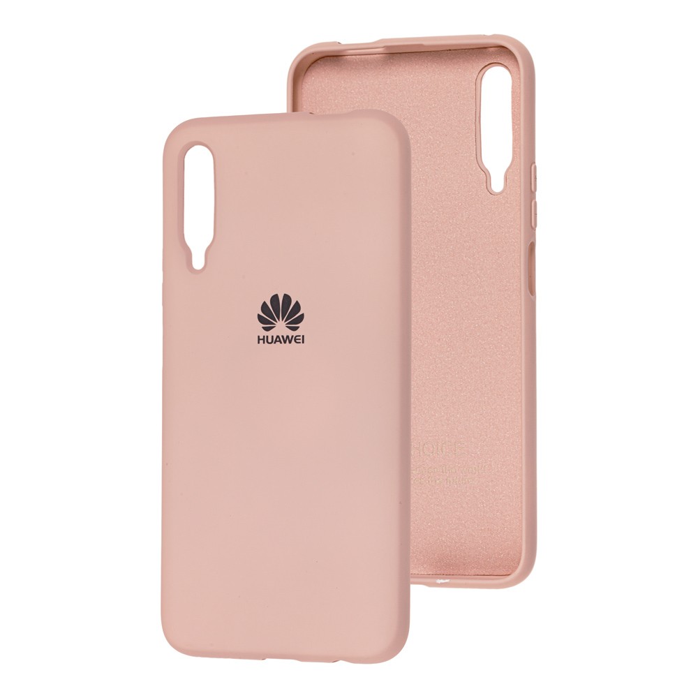 HQ Silicone Case для Huawei P Smart Pro/Honor 9X персик-0