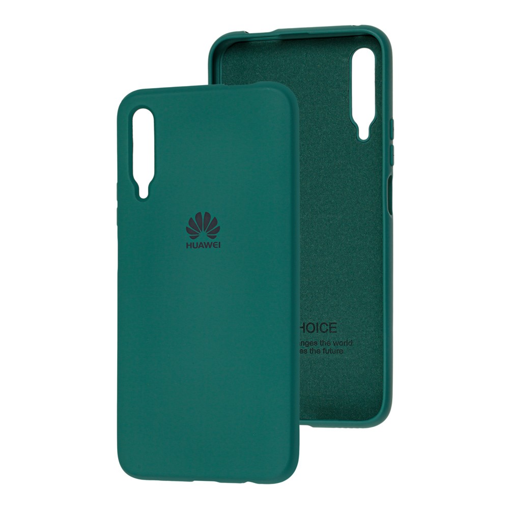HQ Silicone Case для Huawei P Smart Pro/Honor 9X темно-зелений-0