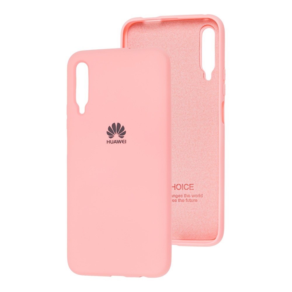 HQ Silicone Case для Huawei P Smart Pro/Honor 9X рожевий-0