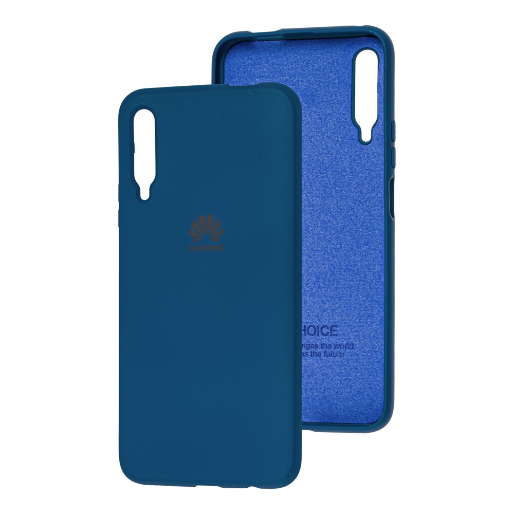 HQ Silicone Case для Huawei P Smart Pro/Honor 9X синій-0