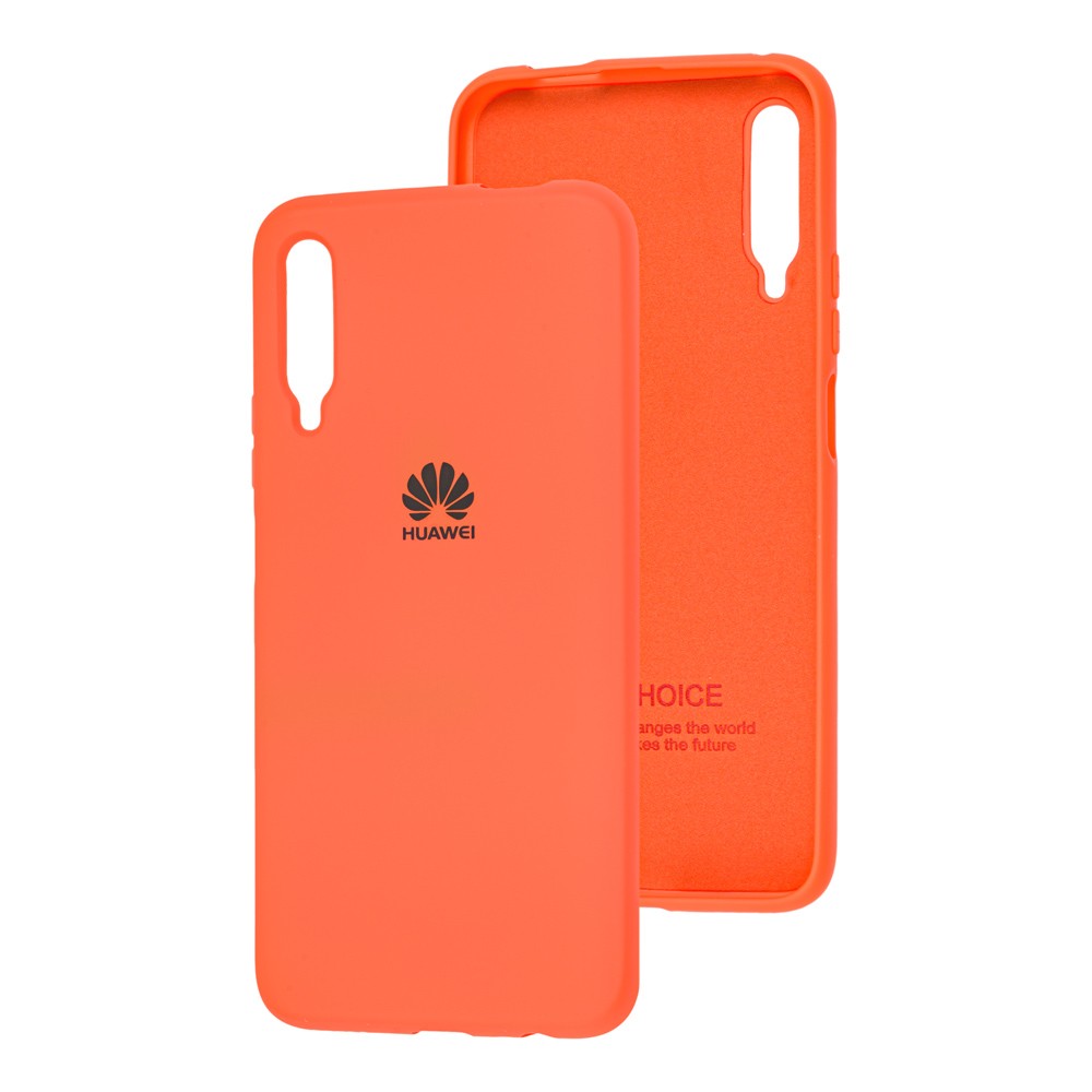 HQ Silicone Case для Huawei P Smart Pro/Honor 9X помаранчевий-0