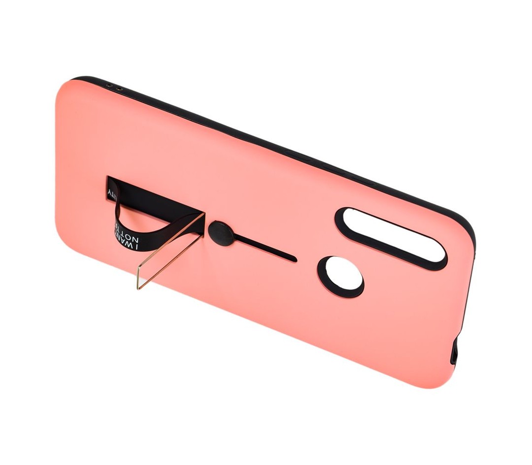 Накладка Kickstand для Huawei P Smart Z (2019) (Персикова)-1