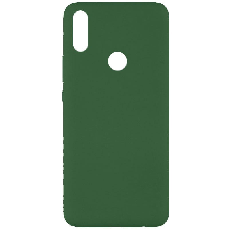 Silicone Cover Full without Logo (A) для Huawei P Smart Z (Dark green)-0