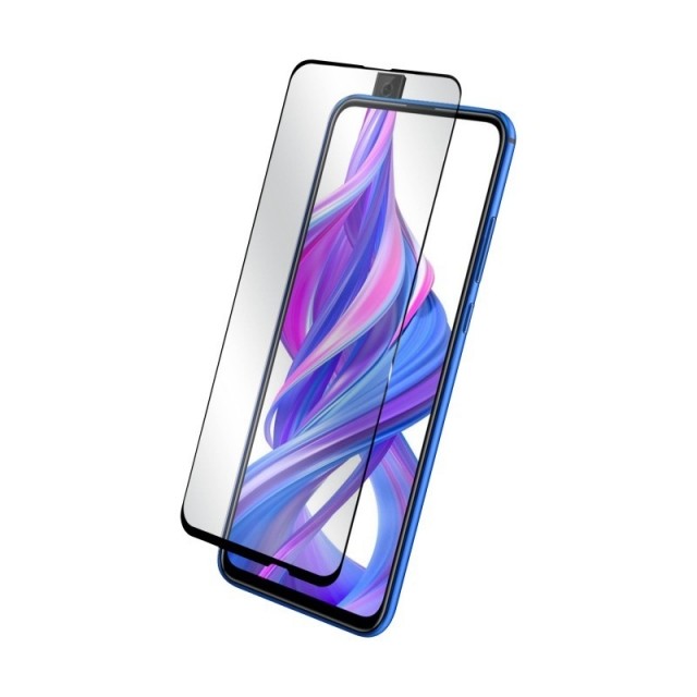 Захисне скло Miza для Huawei P Smart Z з чорною рамкою-0
