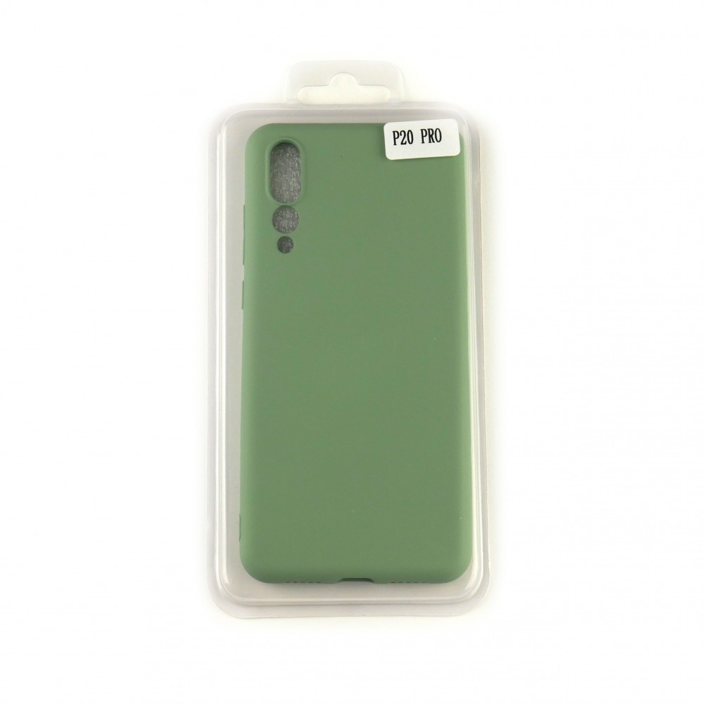 Silicone Case Full Cover для Huawei P20 Pro зелений-0