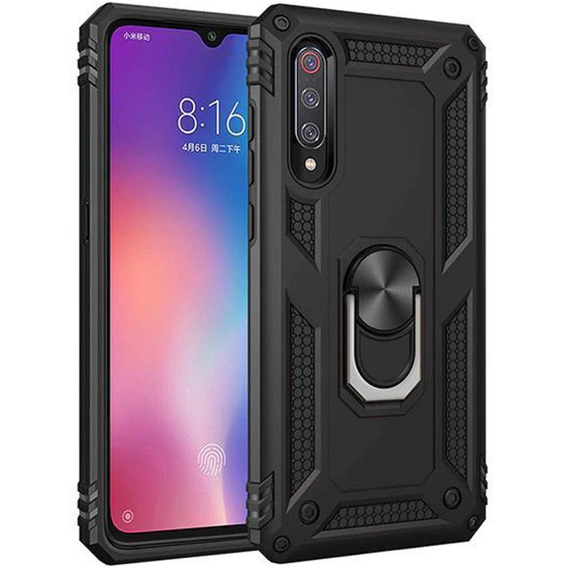 Накладка під магнітний тримач Serge Ring для Huawei P30 чорний-0