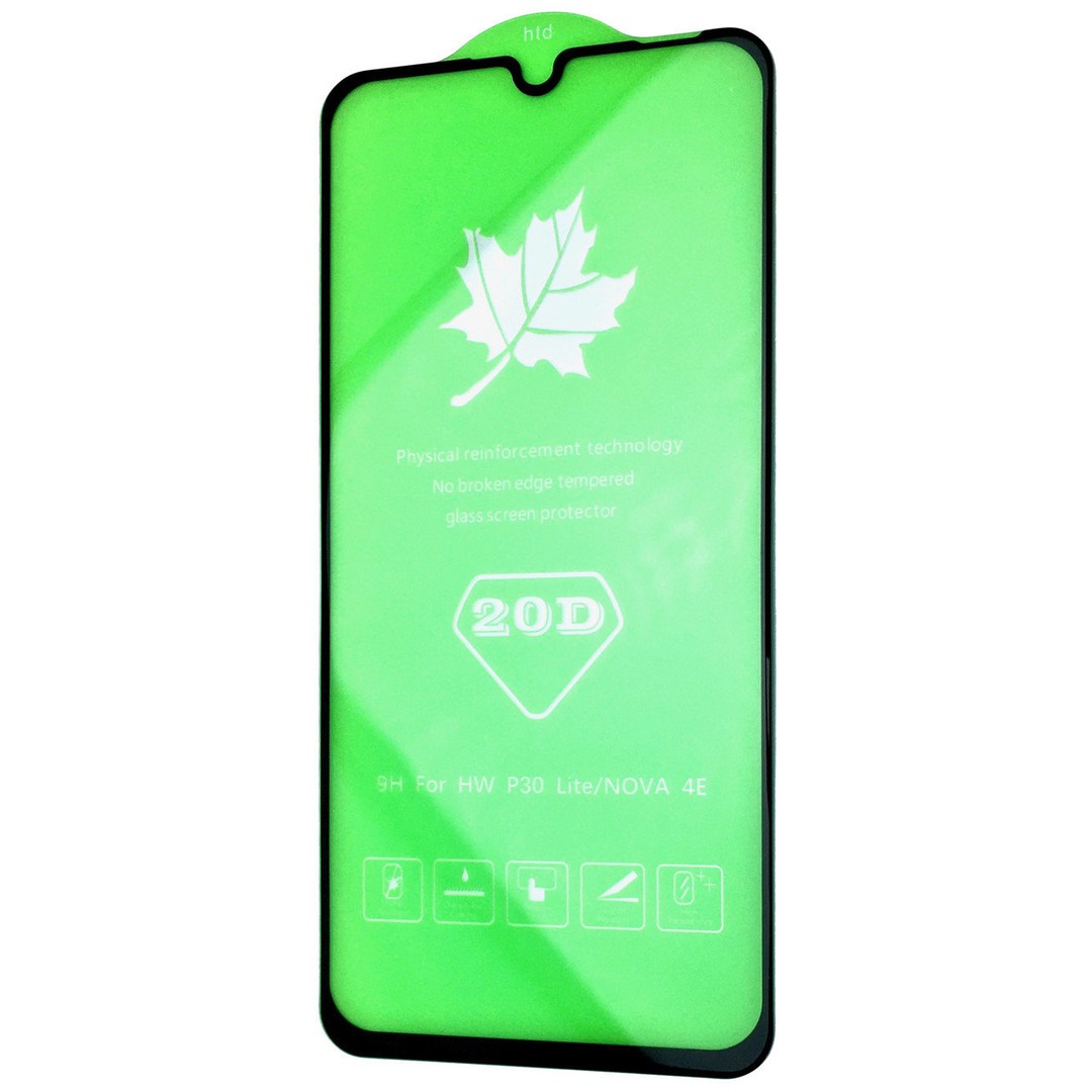 Захисне скло DK Full Glue 20D для Huawei P 30 Lite (MAR-LX1A) (black)-0
