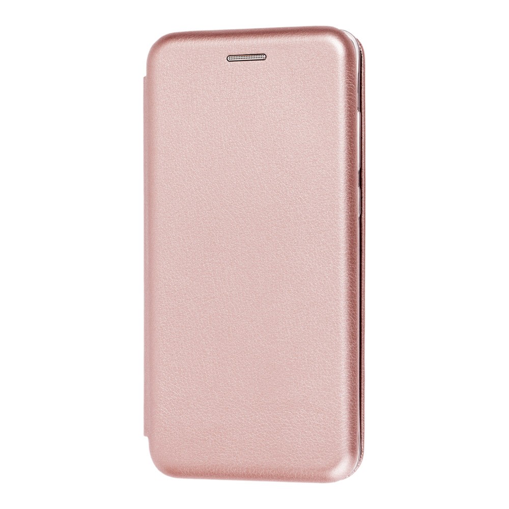 Книжка Premium для Samsung A6 Plus (2018) рожеве золото-0