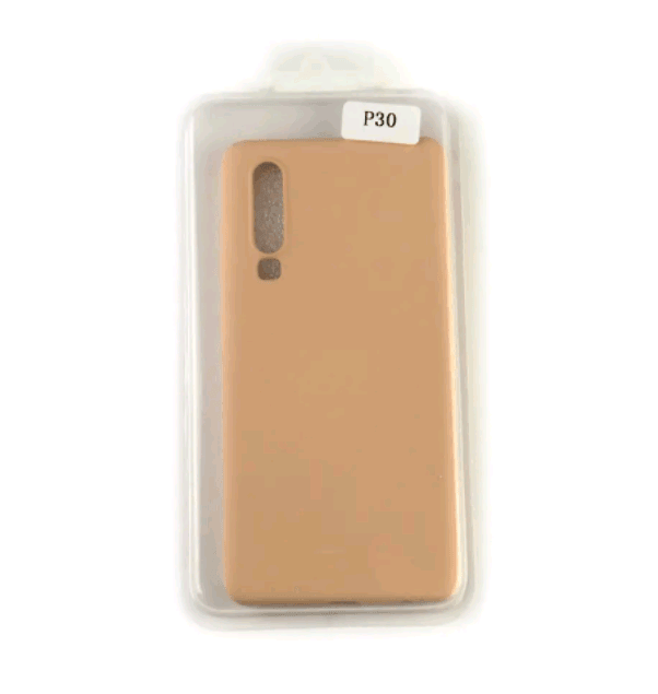 Накладка Silicone Case Full Cover Huawei для P30 рожева-0