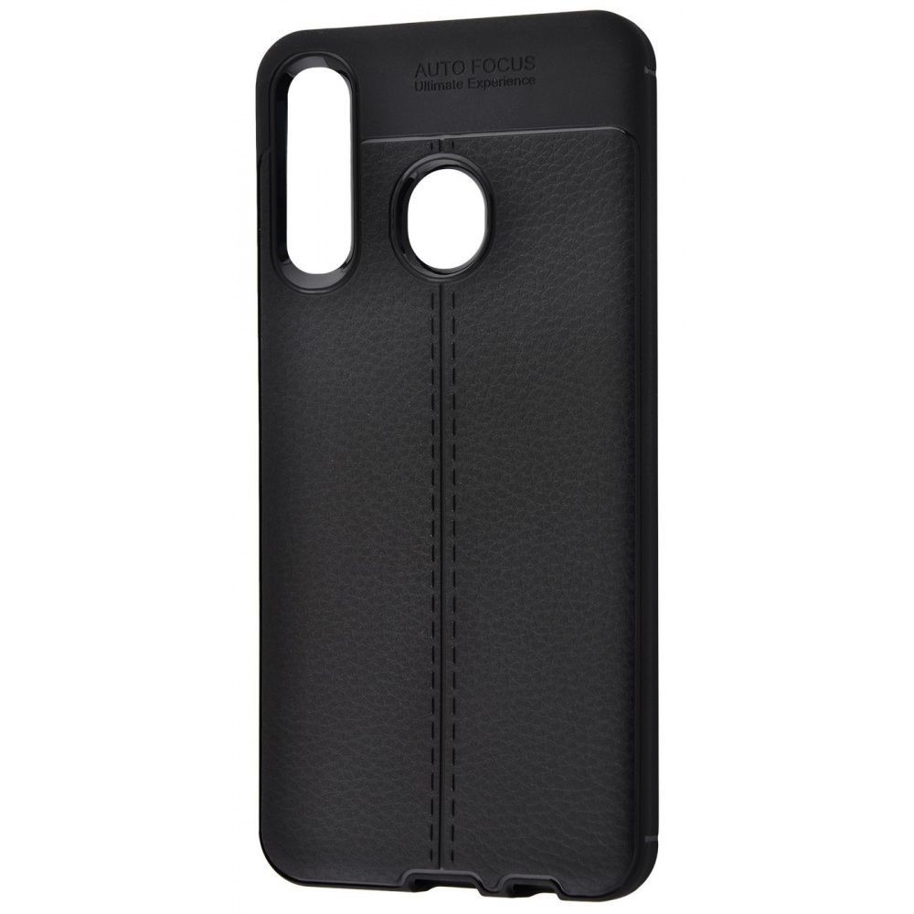 Накладка Ultimate Leather для Huawei P30 Lite чорна-0