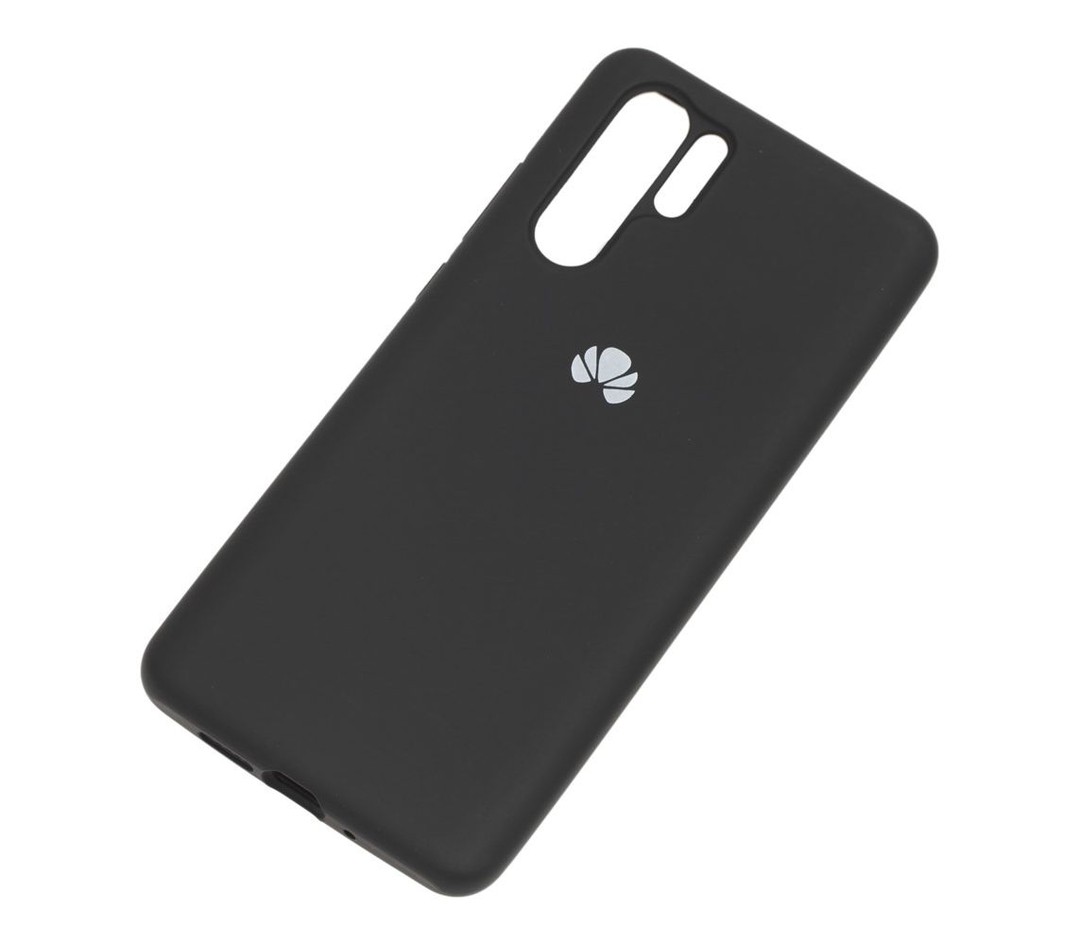 Чохол Full Silicone Case Huawei P30 Pro (Black)-1