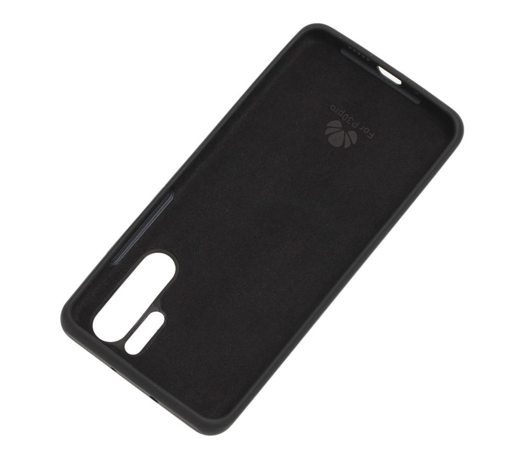 Чохол Full Silicone Case Huawei P30 Pro (Black)-2