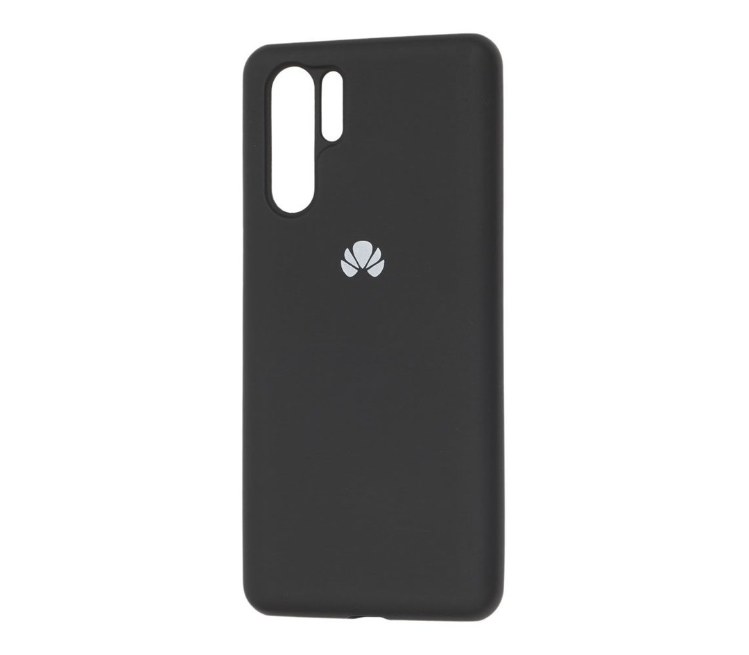 Чохол Full Silicone Case Huawei P30 Pro (Black)-0