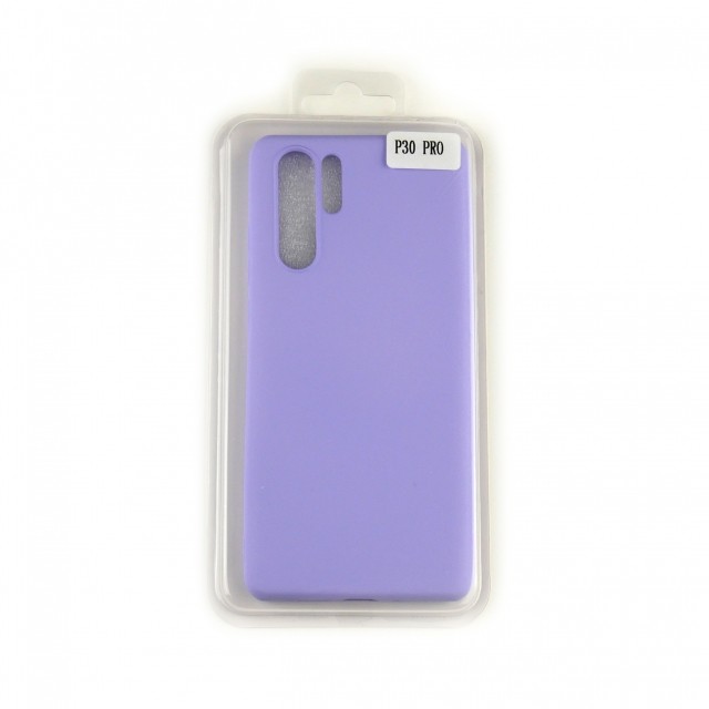 Silicone Case Full Cover Huawei P30 Pro лавандова-0