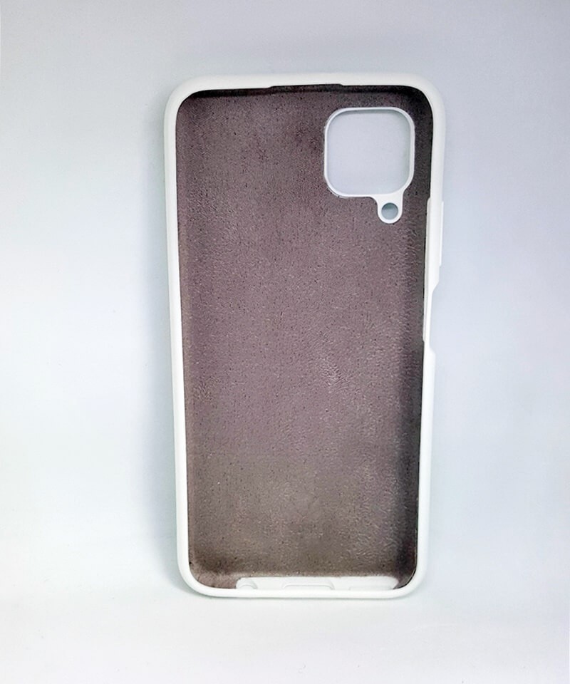 Silicone Cover Full Protective для Huawei P40 Lite (White)-1