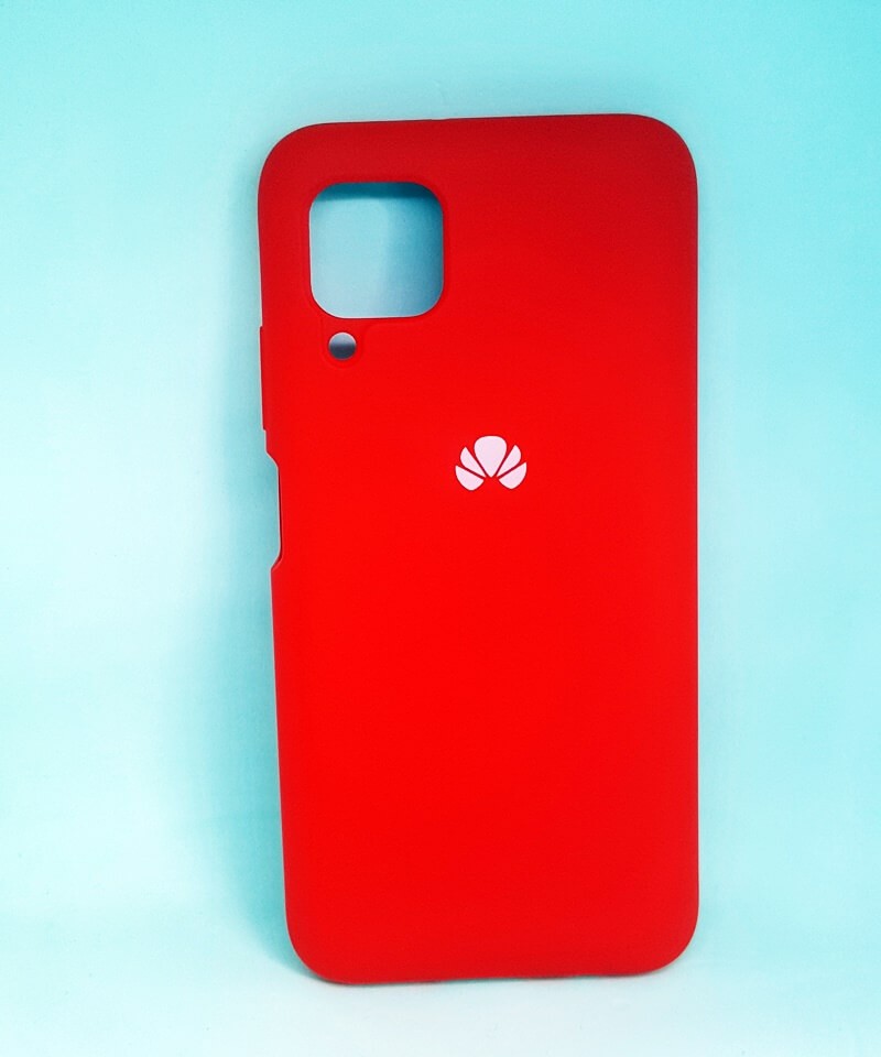 Silicone Cover Full Protective для Huawei P40 Lite (Red)-0