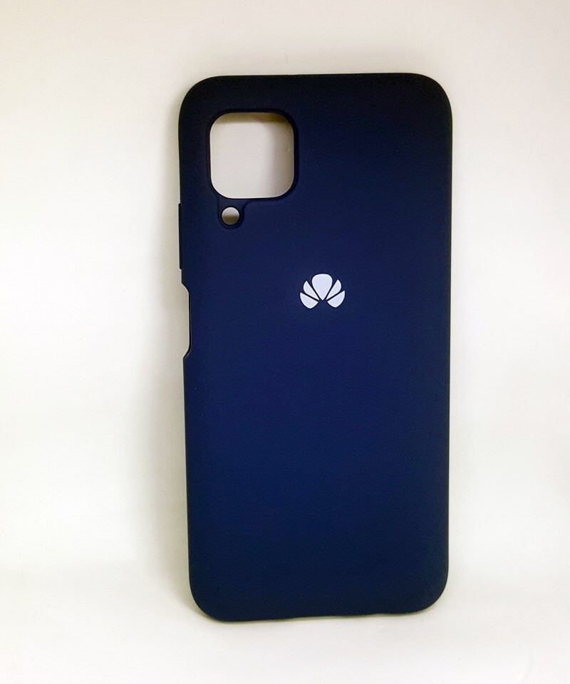 Silicone Cover Full Protective для Huawei P40 Lite (Navy Blue)-0