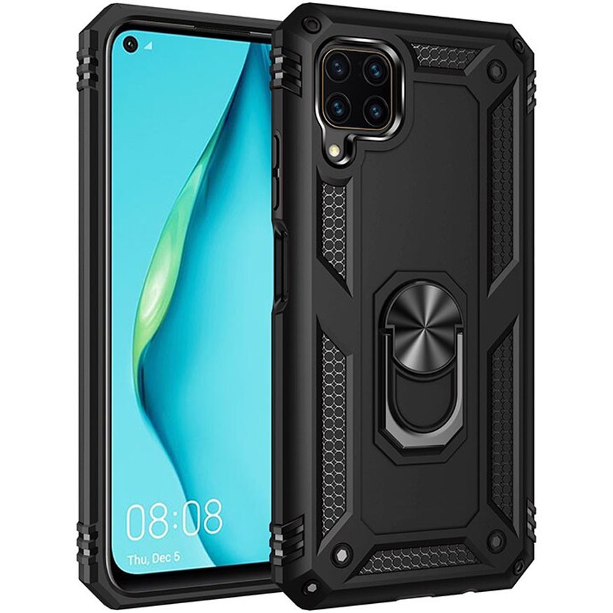 Накладка під магнітний тримач Serge Ring для Huawei P40 lite чорна-0