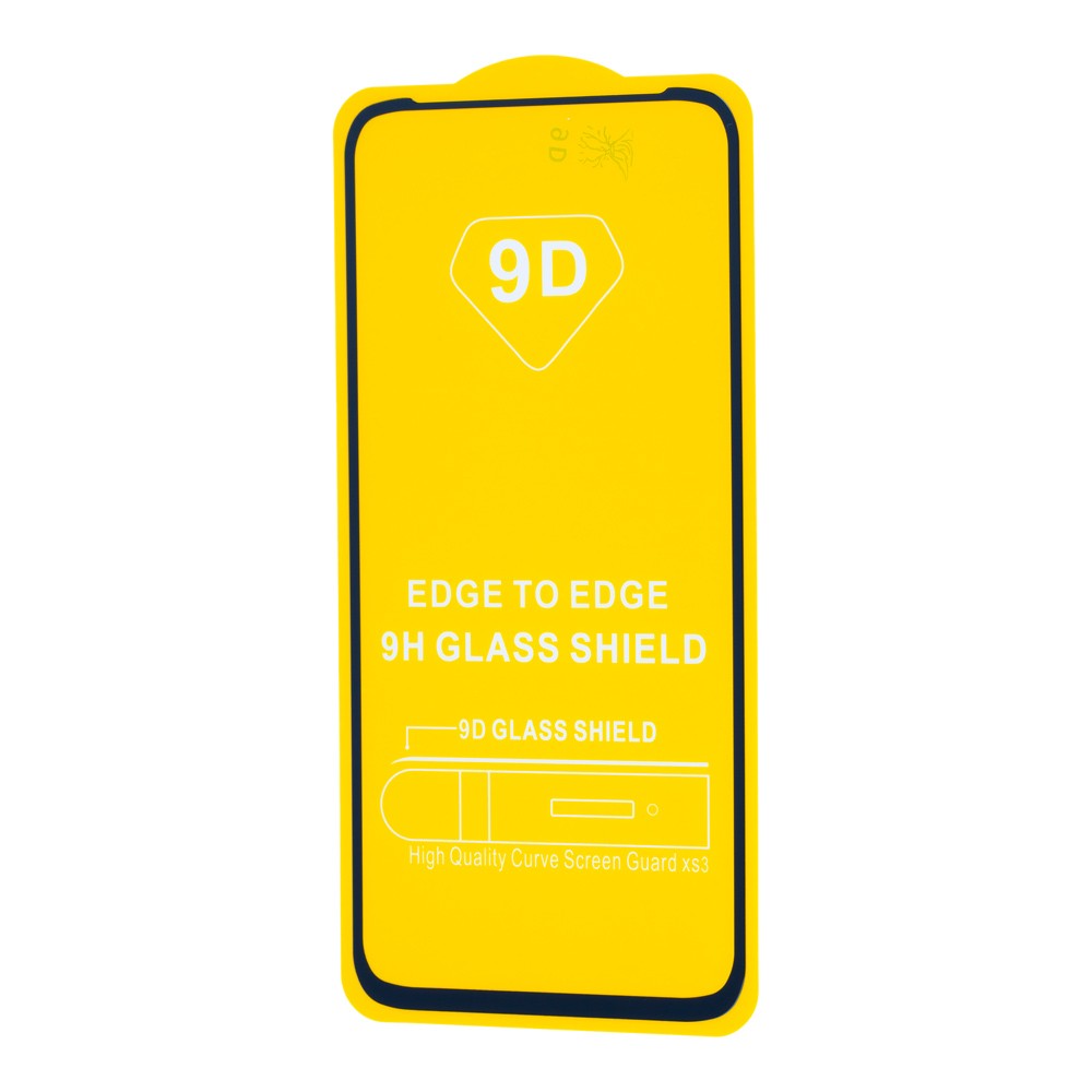 Захисне скло 9D Full Glue для Huawei P40 Lite з чорною рамкою-0
