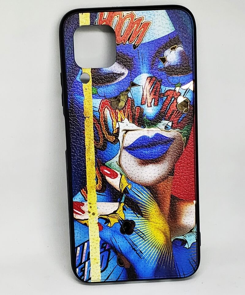 Накладка Fashion для Huawei P40 Lite  Сині губи-0