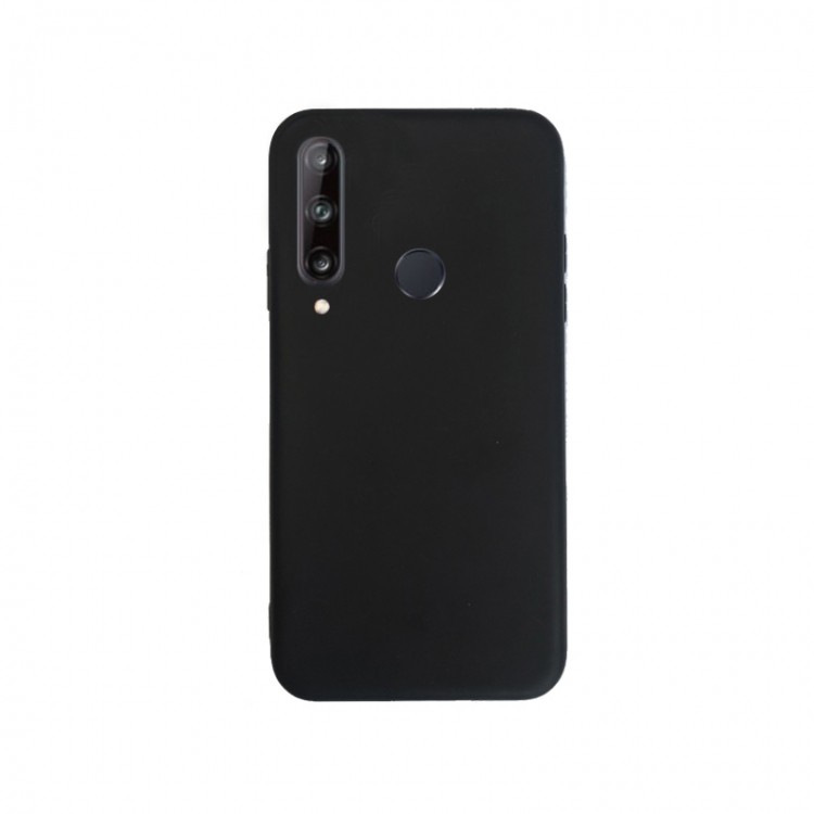 Накладка Soft Silicone Case для Huawei P40 Lite E Black-0