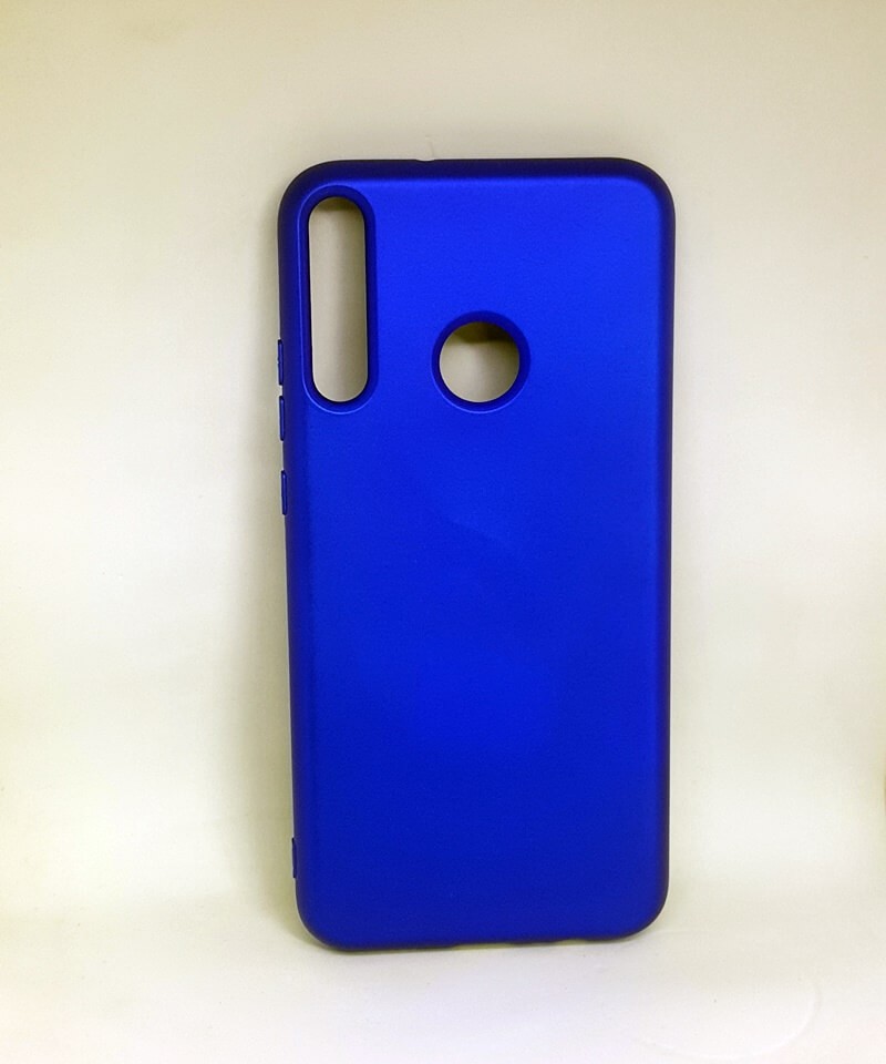 Накладка Soft Silicone Case для Huawei P40 Lite E Blue-0