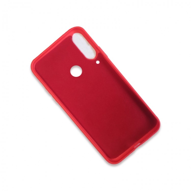 Накладка Soft Silicone Case для Huawei P40 Lite E Red-1