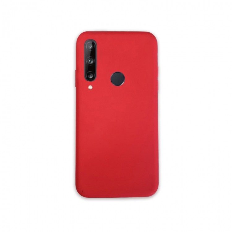 Накладка Soft Silicone Case для Huawei P40 Lite E Red-0