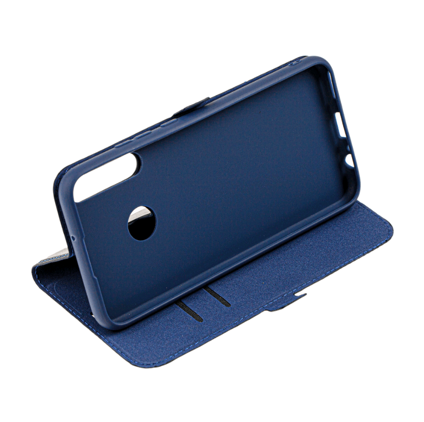 Книжка Side Magnet для Huawei P40 Lite E/Honor 9C (blue)-1