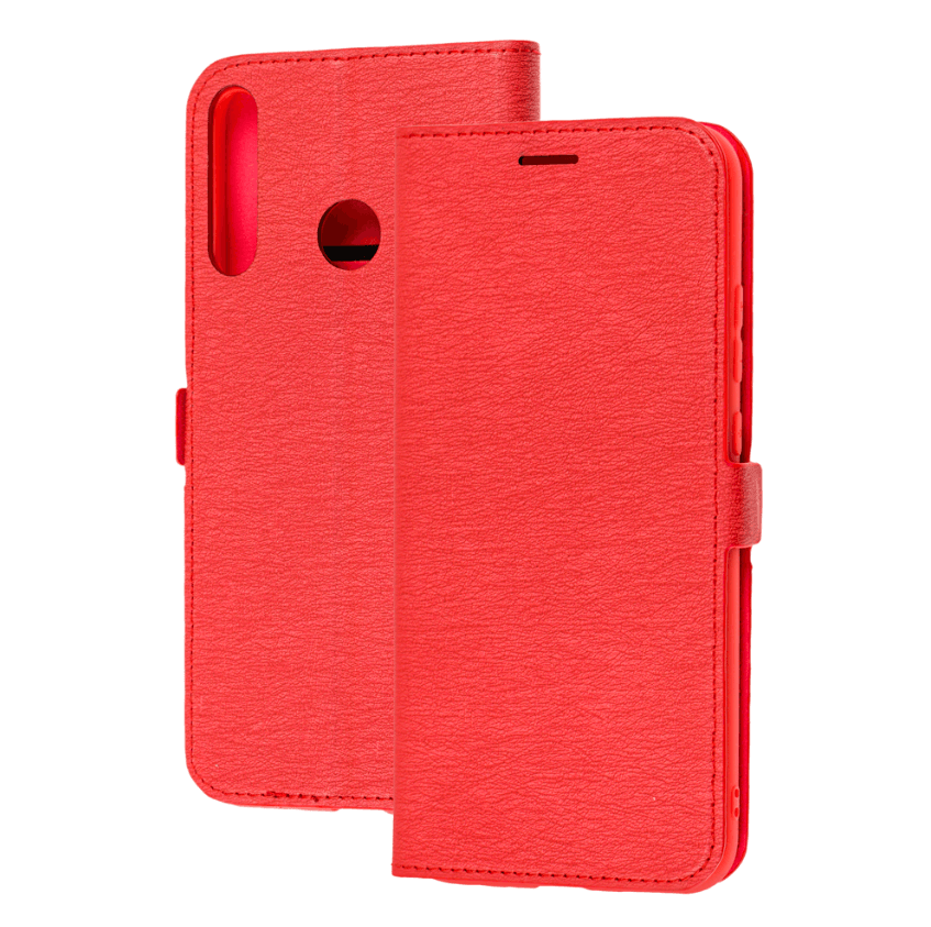 Книжка Side Magnet для Huawei P40 Lite E/Honor 9C (red)-0