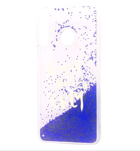 Накладка Good Vibes для Huawei P40 Lite E синя-0