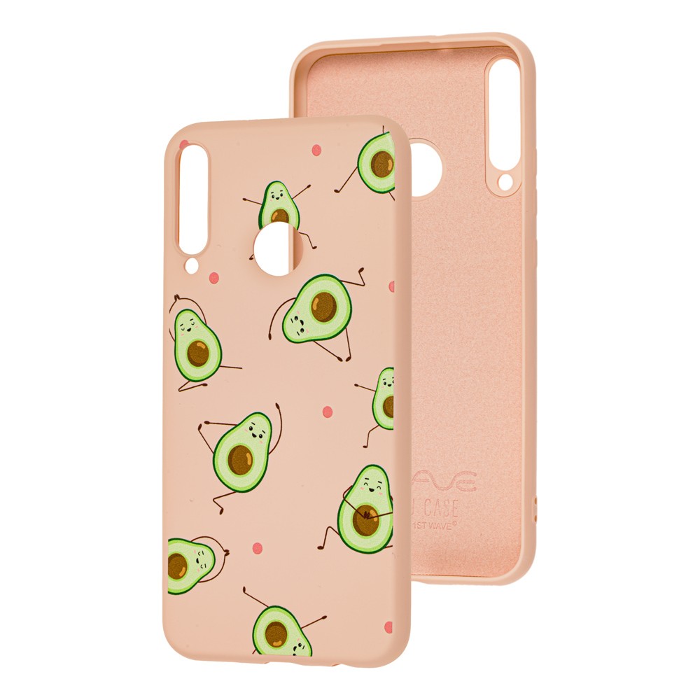 WAVE Fancy для Huawei P40 Lite E/Honor 9C/Y7p  (avocado/pink sand)-0