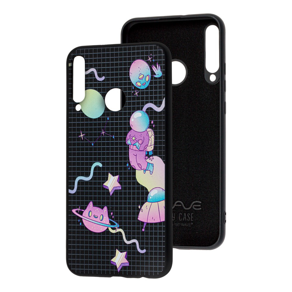 WAVE Fancy для Huawei P40 Lite E/Honor 9C/Y7p (purple space/black)-0