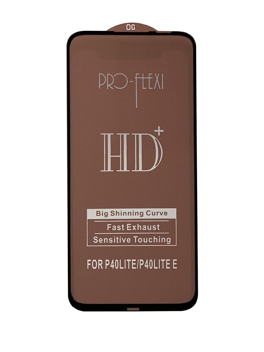 Захисне скло Flexi HD+ для Huawei P40 Lite (Чорне)-0