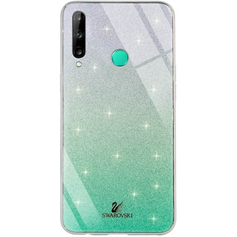 Накладка Glass SW для Huawei P40 Lite E / Y7p (2020)  Бірюзова-0