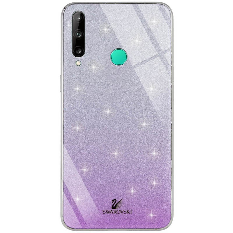 Накладка Glass SW для Huawei P40 Lite E / Y7p (2020)  Фіолетова-0