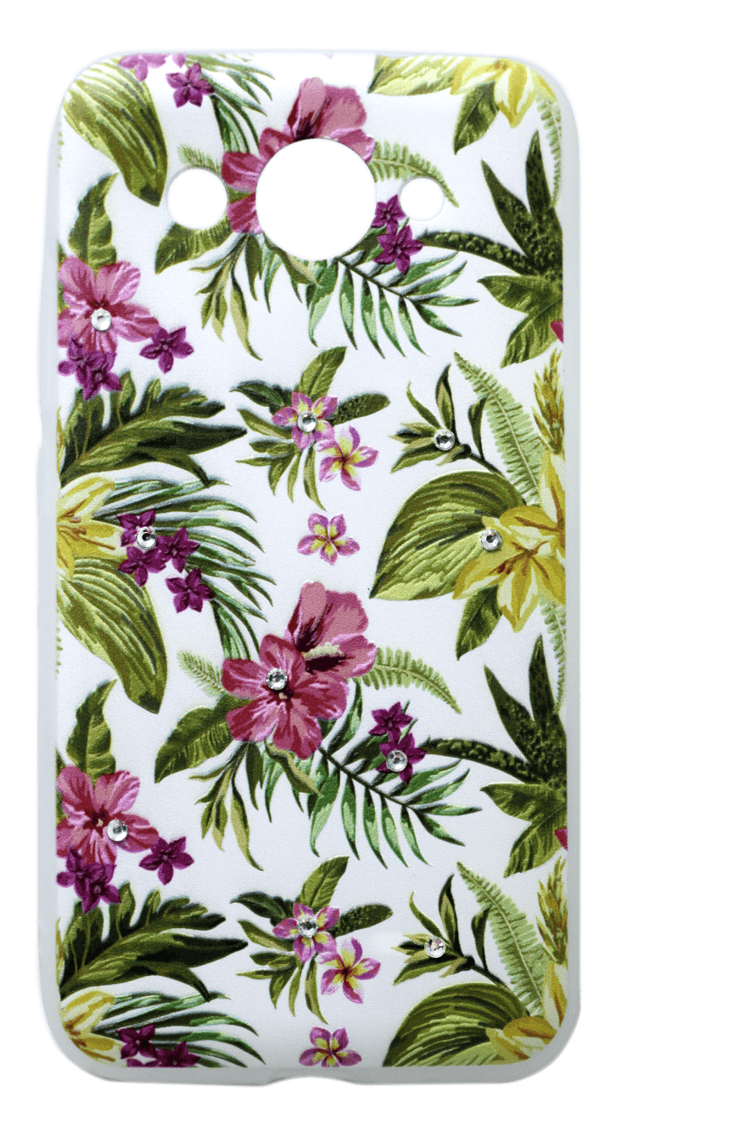 Накладка "Прованс" для Huawei Y3 2017 (CRO-U00) tropical flower (силікон)-0