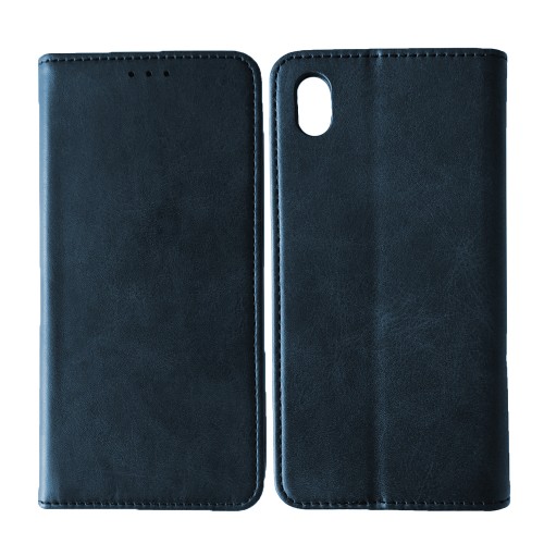 Книжка Black TPU Magnet для Huawei Y5 (2019)/Honor 8S Синя-0