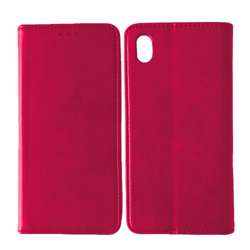 Книжка Black TPU Magnet для Huawei Y5 (2019)/Honor 8S Рожева-0
