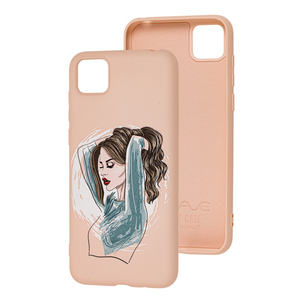 WAVE Fancy для Huawei Y5p/Honor 9S (red lips girl/pink sand)-0
