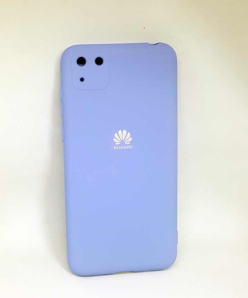 Накладка Silicone Case Full Camera для Huawei Y5P бузкова-0