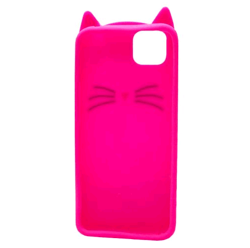 Накладка 3D Cat для Huawei Y5p/Honor 9S малинова-1
