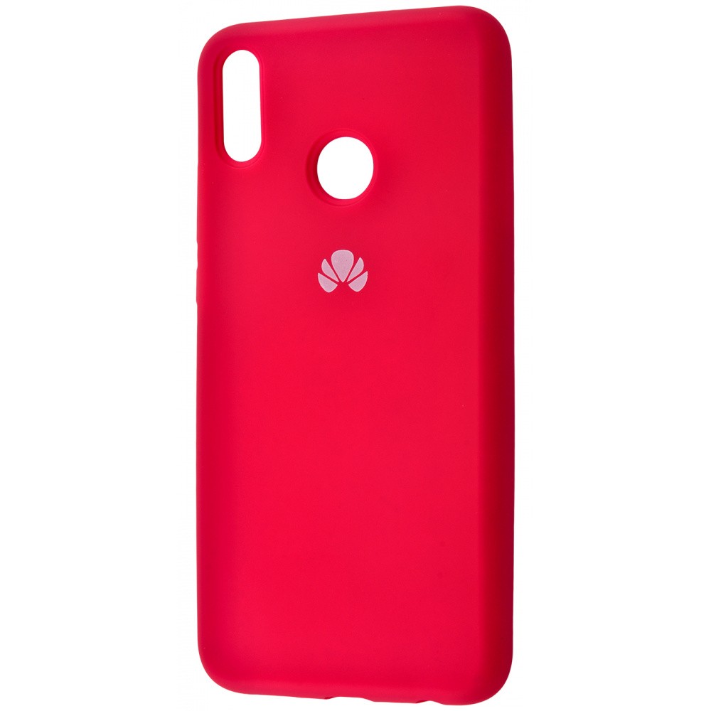 Накладка Silicone Case для Huawei Y6 Prime 2019 (MRD-LX1F) / Honor 8A (JAT-LX1) малинова-0