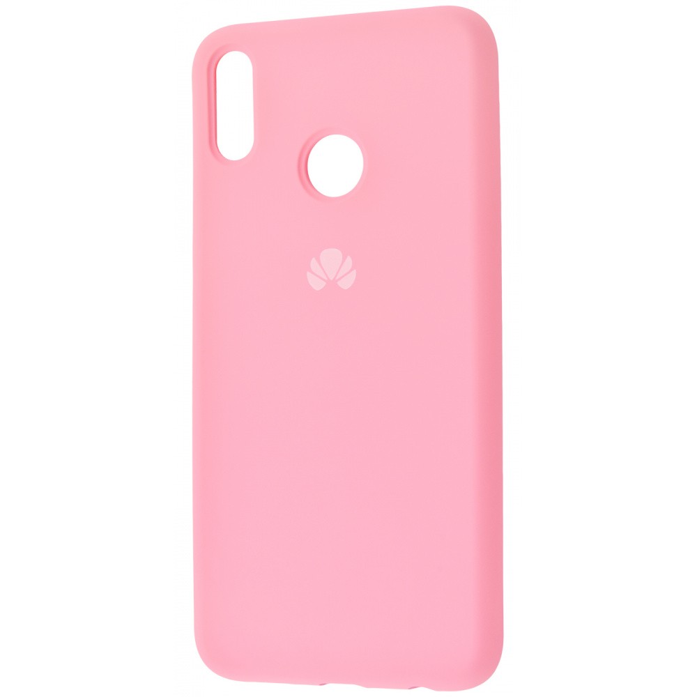 Накладка Silicone Case для Huawei Y6 Prime 2019 (MRD-LX1F) / Honor 8A (JAT-LX1)  рожева-0