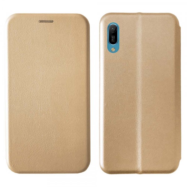 Книжка Premium для Huawei Y6 2019 (MRD-LX1F)  золота-0